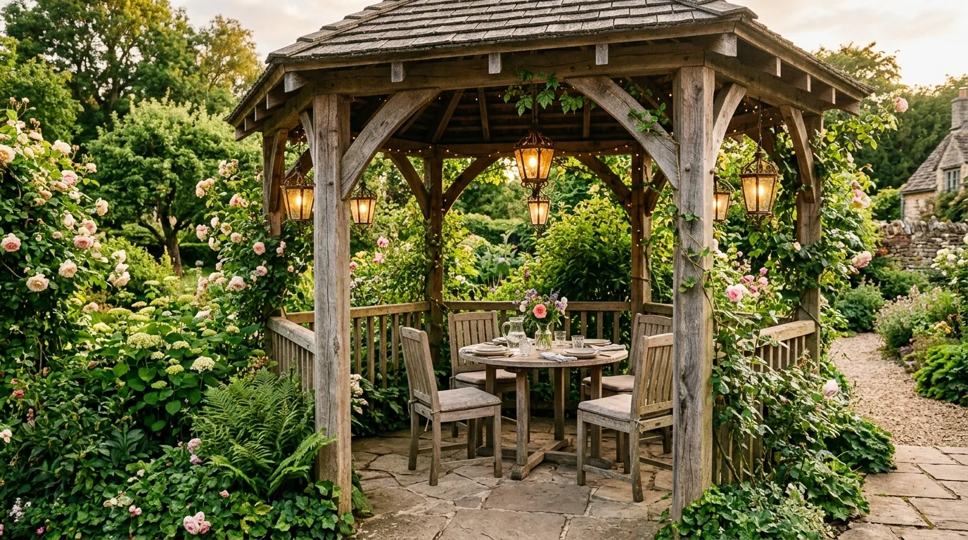 Dining Gazebo for Calm Meals